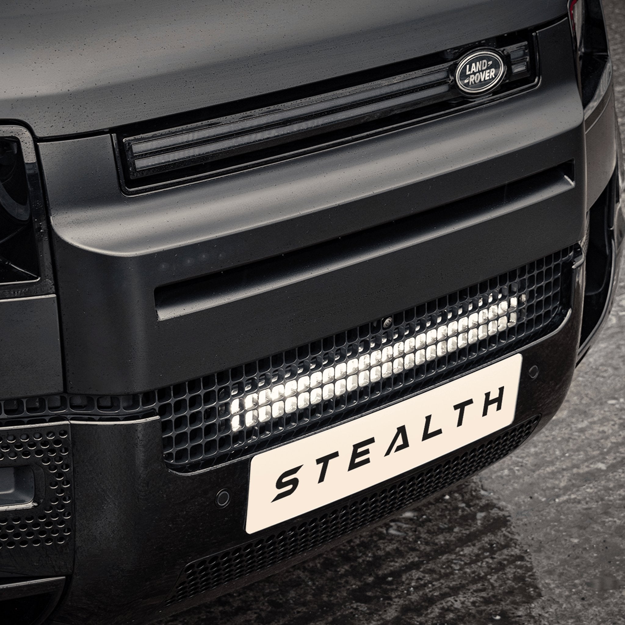 Stealth Land Rover Defender L663 2020+ 21″ Luminous LED Integration Grille Kit – 16,800 Lumens