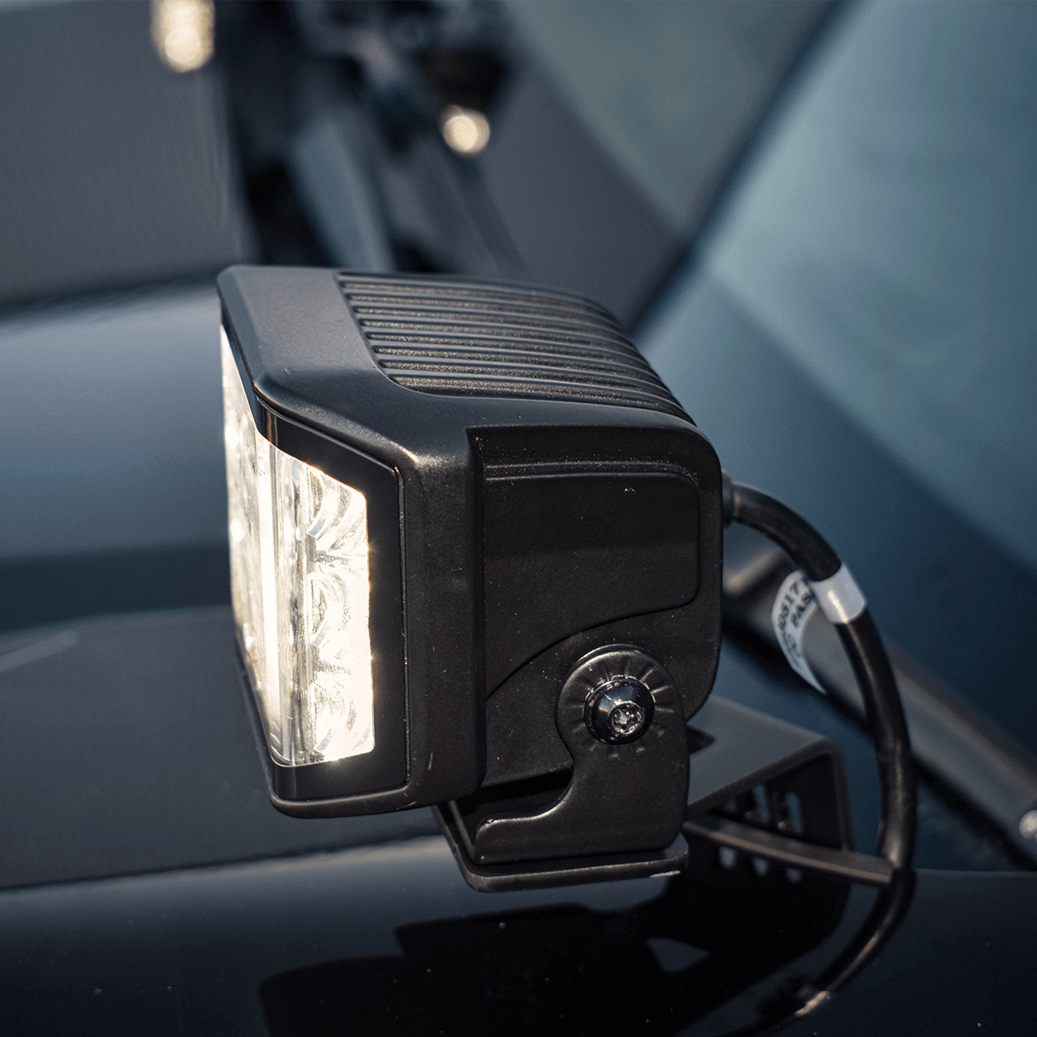 Stealth Nissan Navara D23 2015-2021 Twin 4″ Dark Force LED Bonnet Kit – 16,800 Lumens