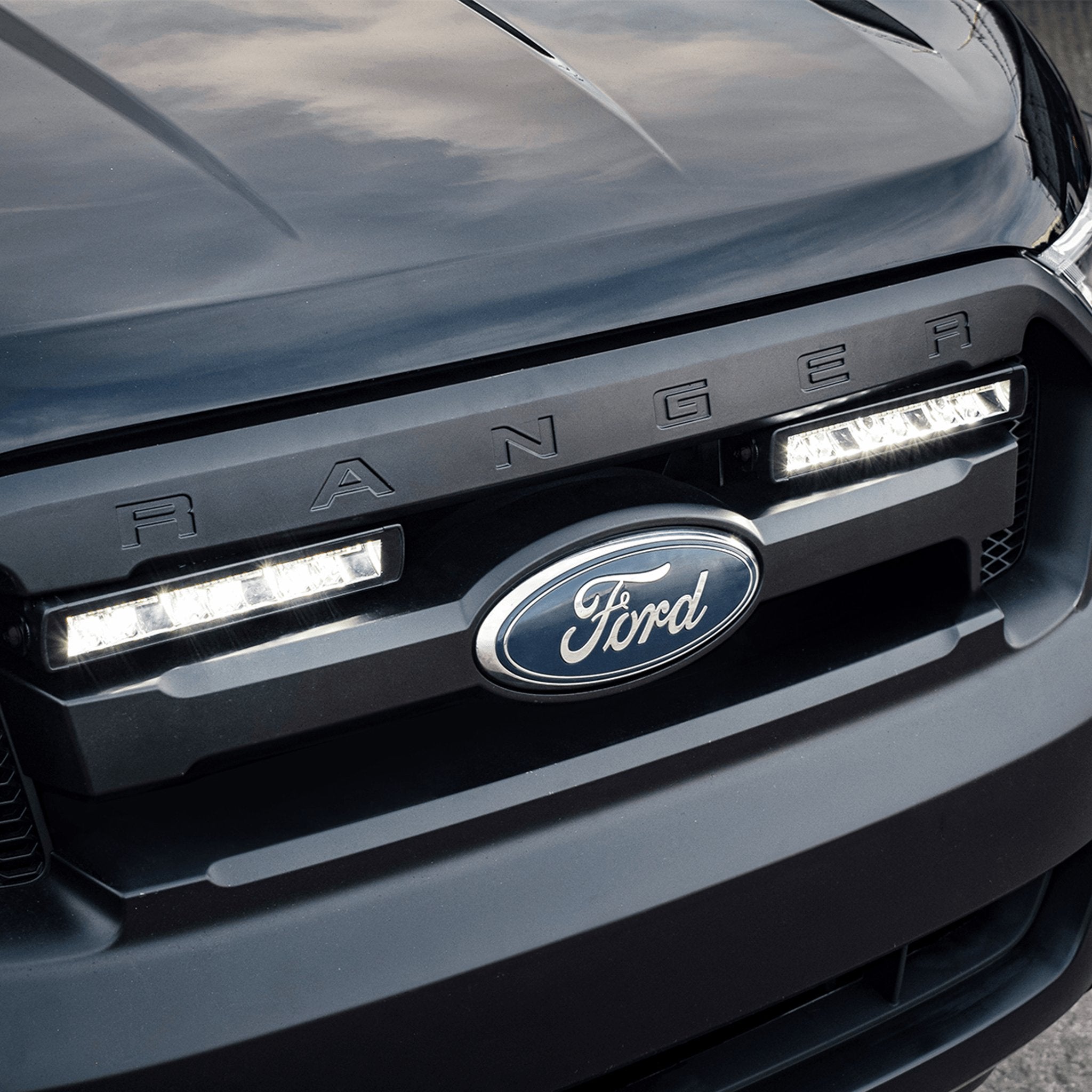 Stealth Ford Ranger T7 2015-2018 Twin 10″ Luminous LED Integration Grille Kit – 7,560 Lumens