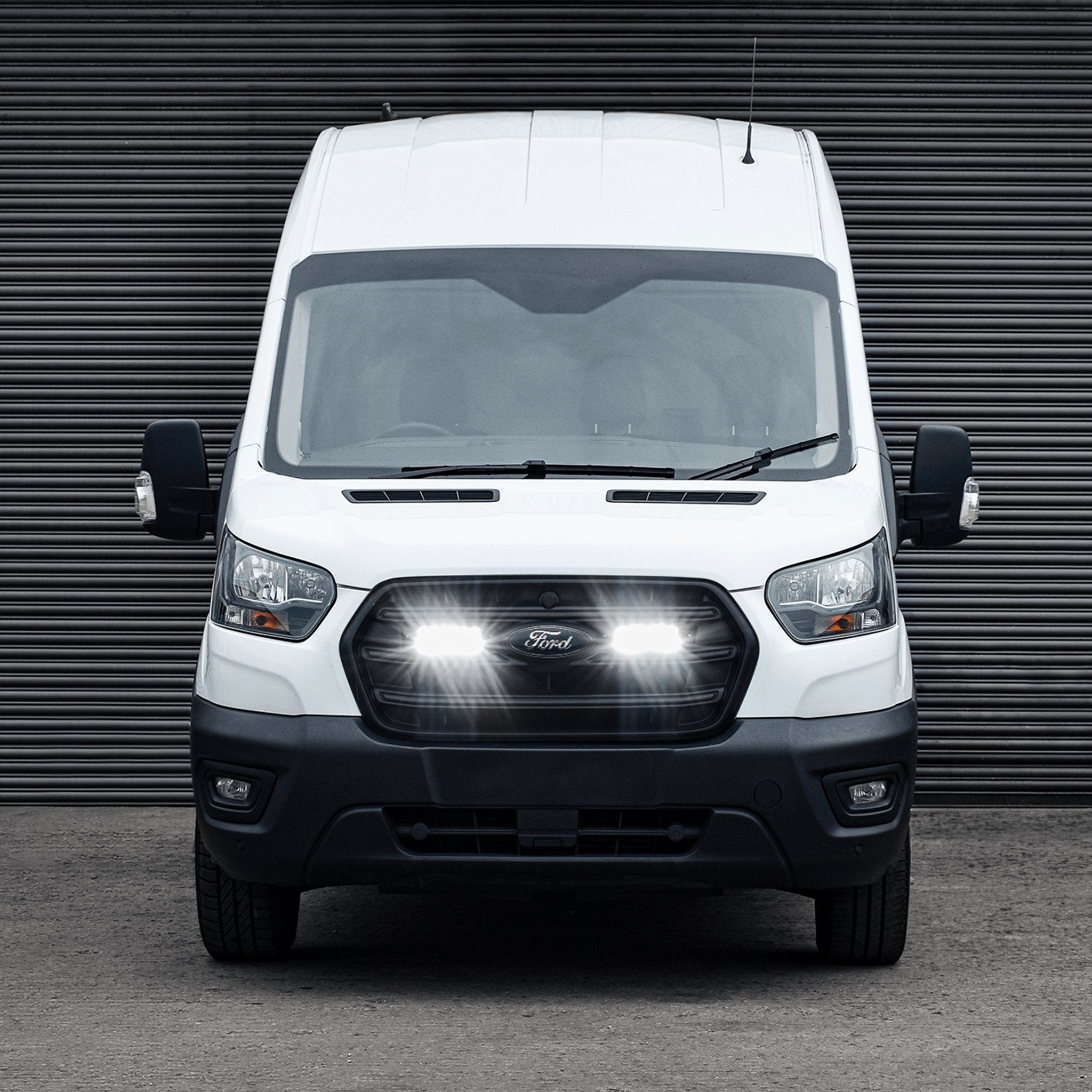 Stealth Ford Transit 2020+ Twin 10″ Luminous LED Integration Grille Kit – 7,560 Lumens