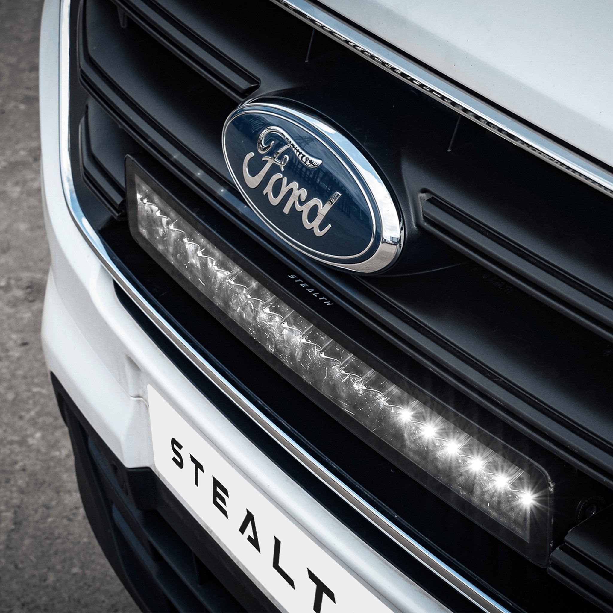 Stealth Ford Transit Custom 2019-2023 21″ Luminous LED Integration Grille Kit – 16,800 Lumens