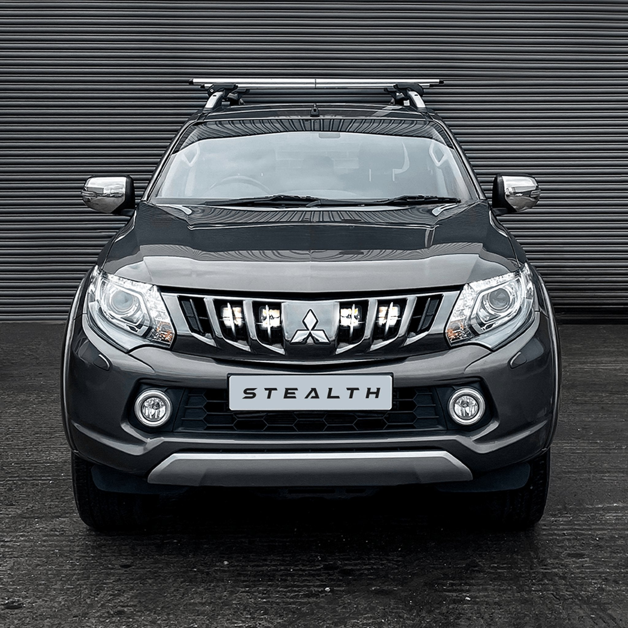 Stealth Mitsubishi L200 2015-2019 Quad 3″ Luminous LED Integration Grille Kit – 19,200 Lumens