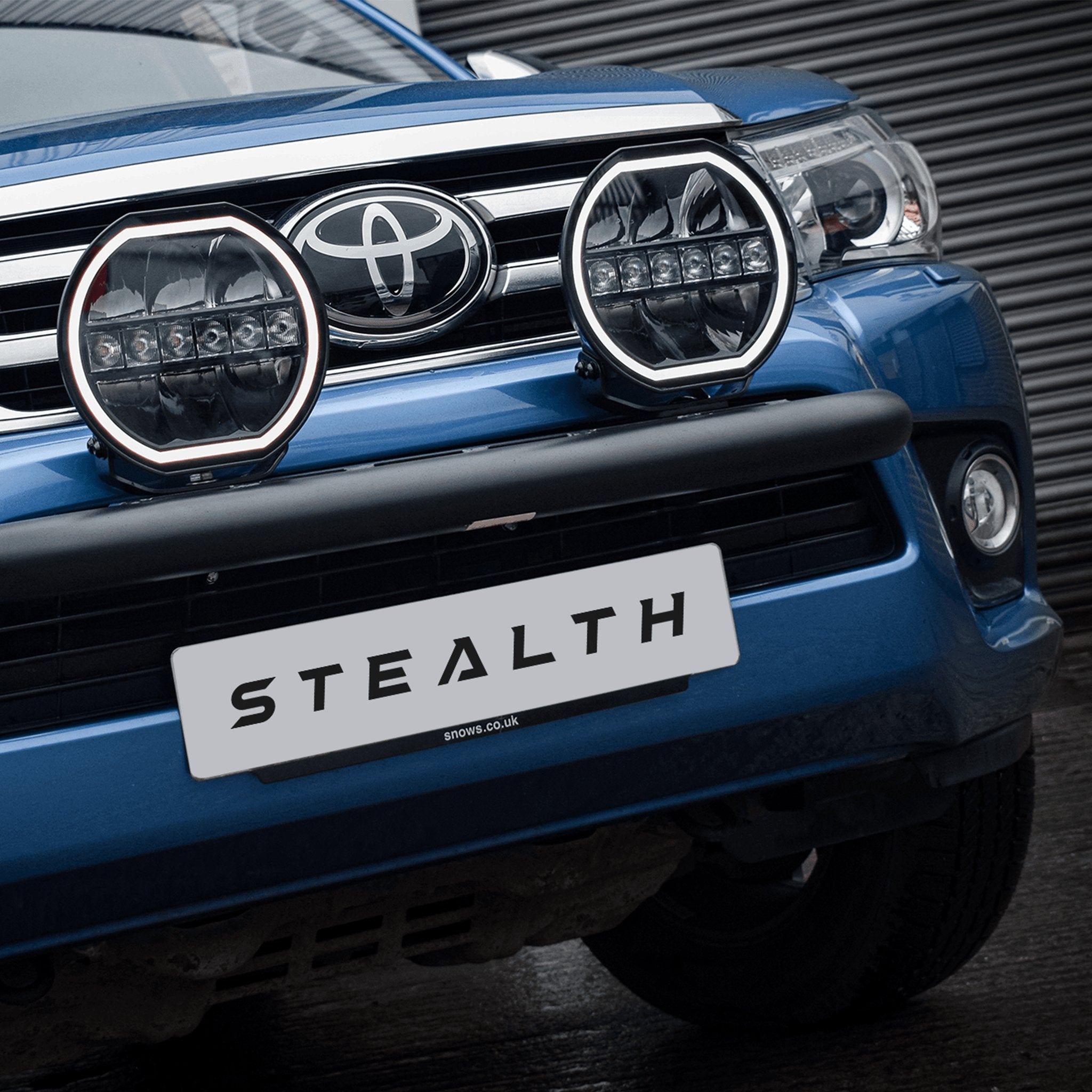 Stealth Toyota Hilux MK8 2015-2020 Twin 9″ Luminous LED Spot Light Kit – 15,874 Lumens