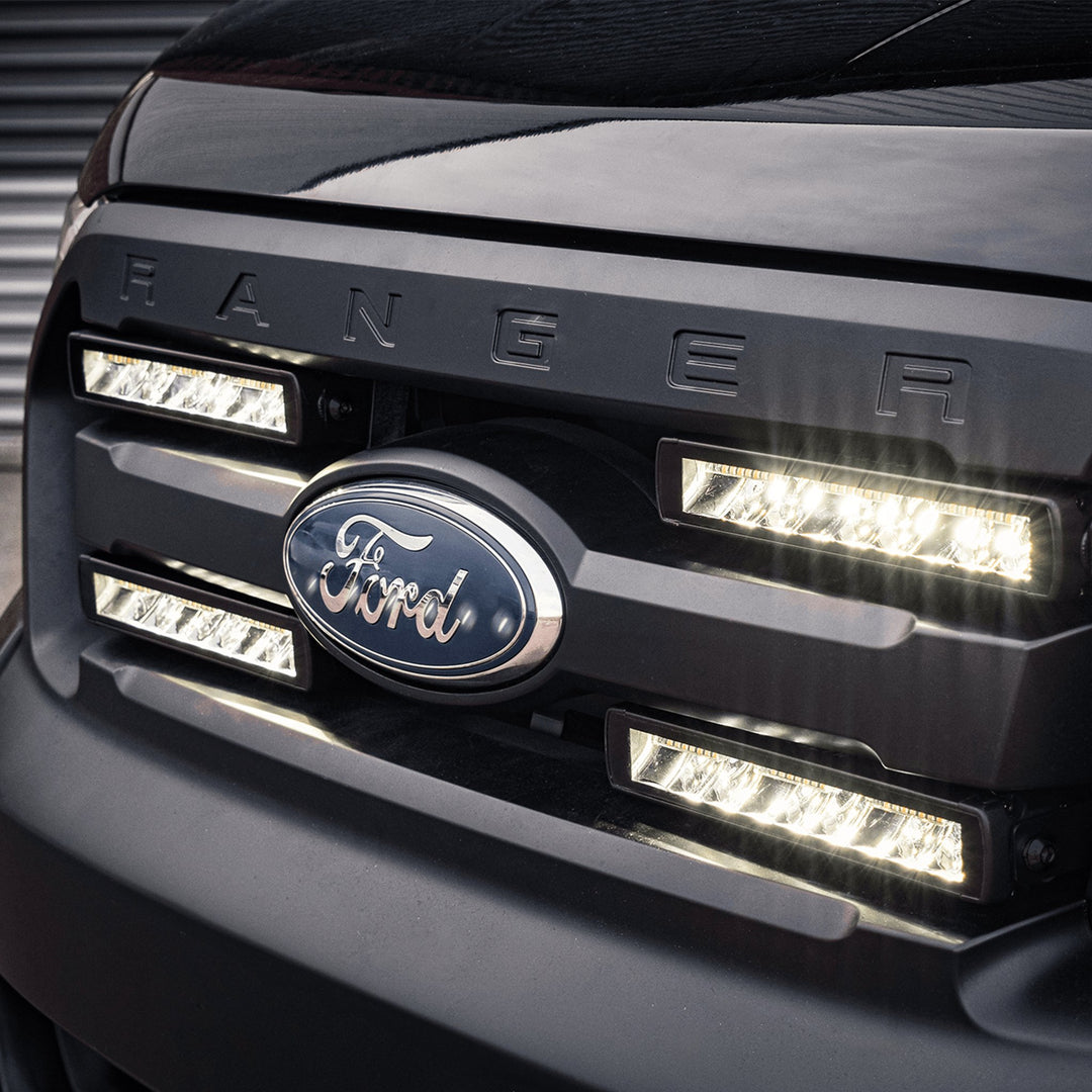 Stealth Ford Ranger T7 2015-2018 Quad 10″ Luminous LED Integration Grille Kit – 15,120 Lumens