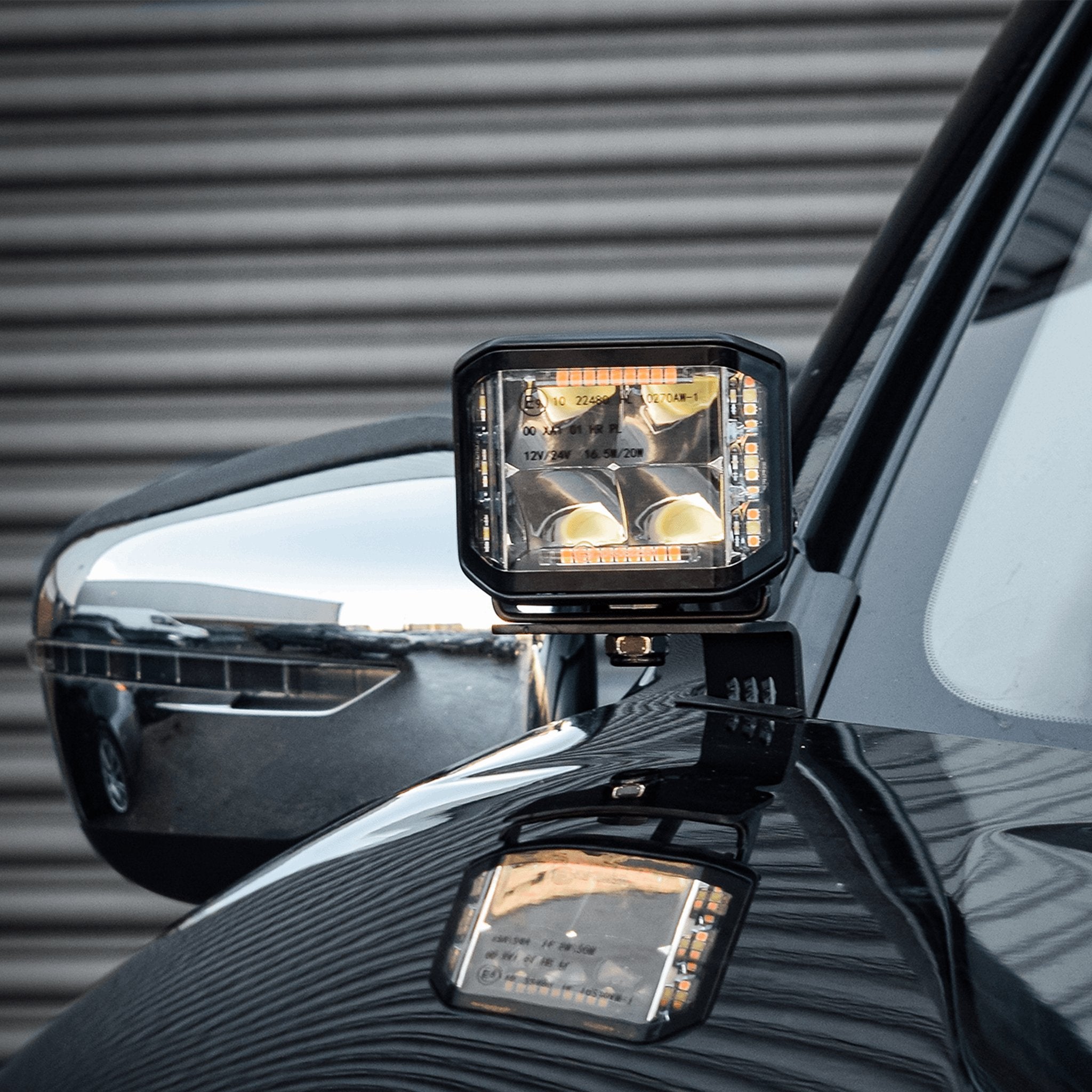 Stealth Nissan Navara D23 2015-2021 Twin 4″ Dark Force LED Bonnet Kit – 16,800 Lumens