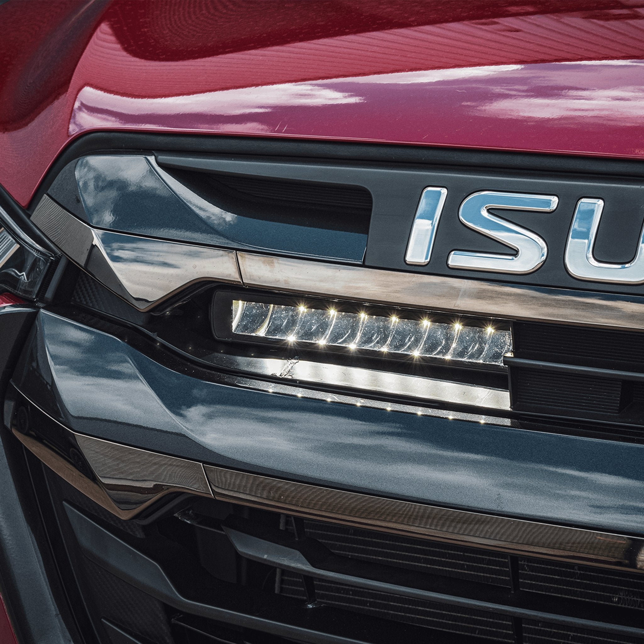 Stealth Isuzu D-Max 2023+ Twin 10″ Luminous LED Integration Grille Kit – 7,560 Lumens