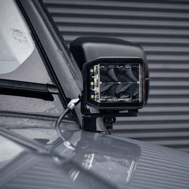 Stealth Land Rover Discovery 3 2004-2009 Twin 4″ Dark Force LED Bonnet Kit – 16,800 Lumens