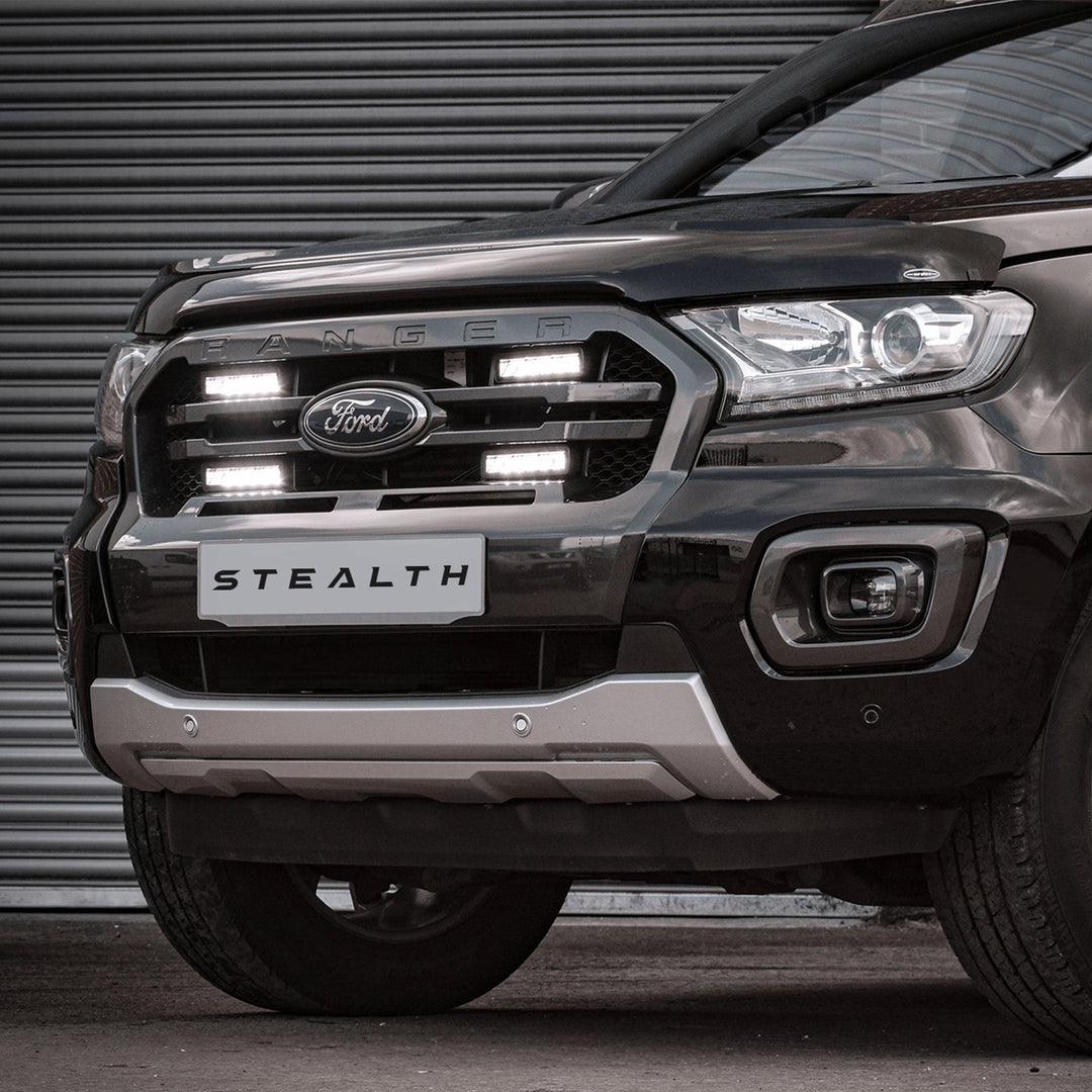 Stealth Ford Ranger T8 2018-2022 Quad 6″ Luminous LED Integration Grille Kit – 11,520 Lumens