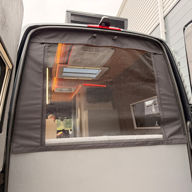 Mercedes Sprinter Waterproof Rear Door Fly Screen – Campervan Mosquito Mesh
